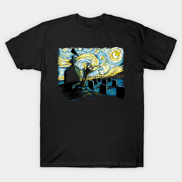 Starry Night Z T-Shirt by ddjvigo